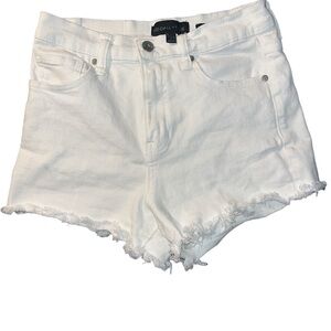 Kendall & Kylie White Denim Shorts